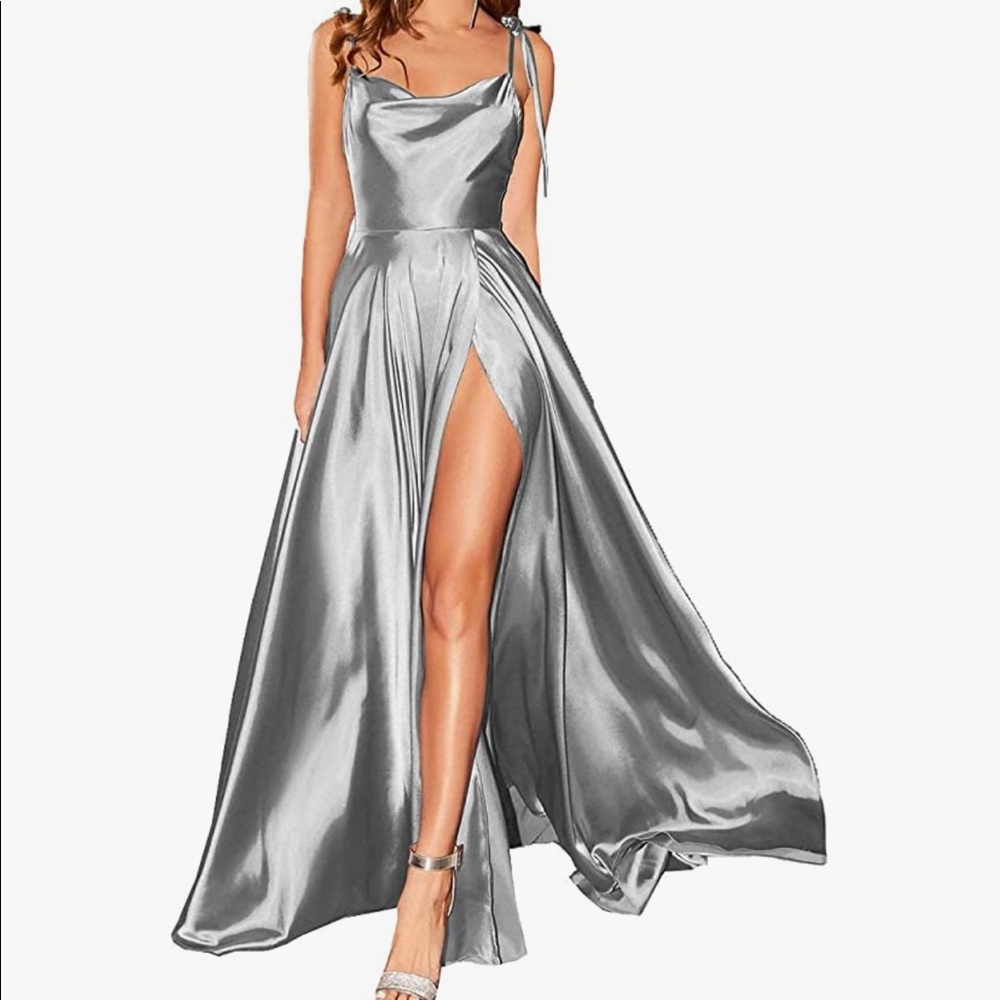 Evening Gown in Silver Size 24